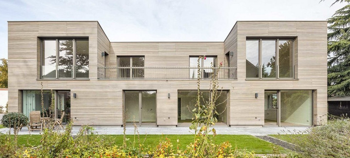 Neubau mit Holzfassade