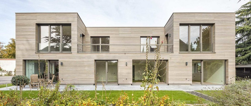 Neubau mit Holzfassade